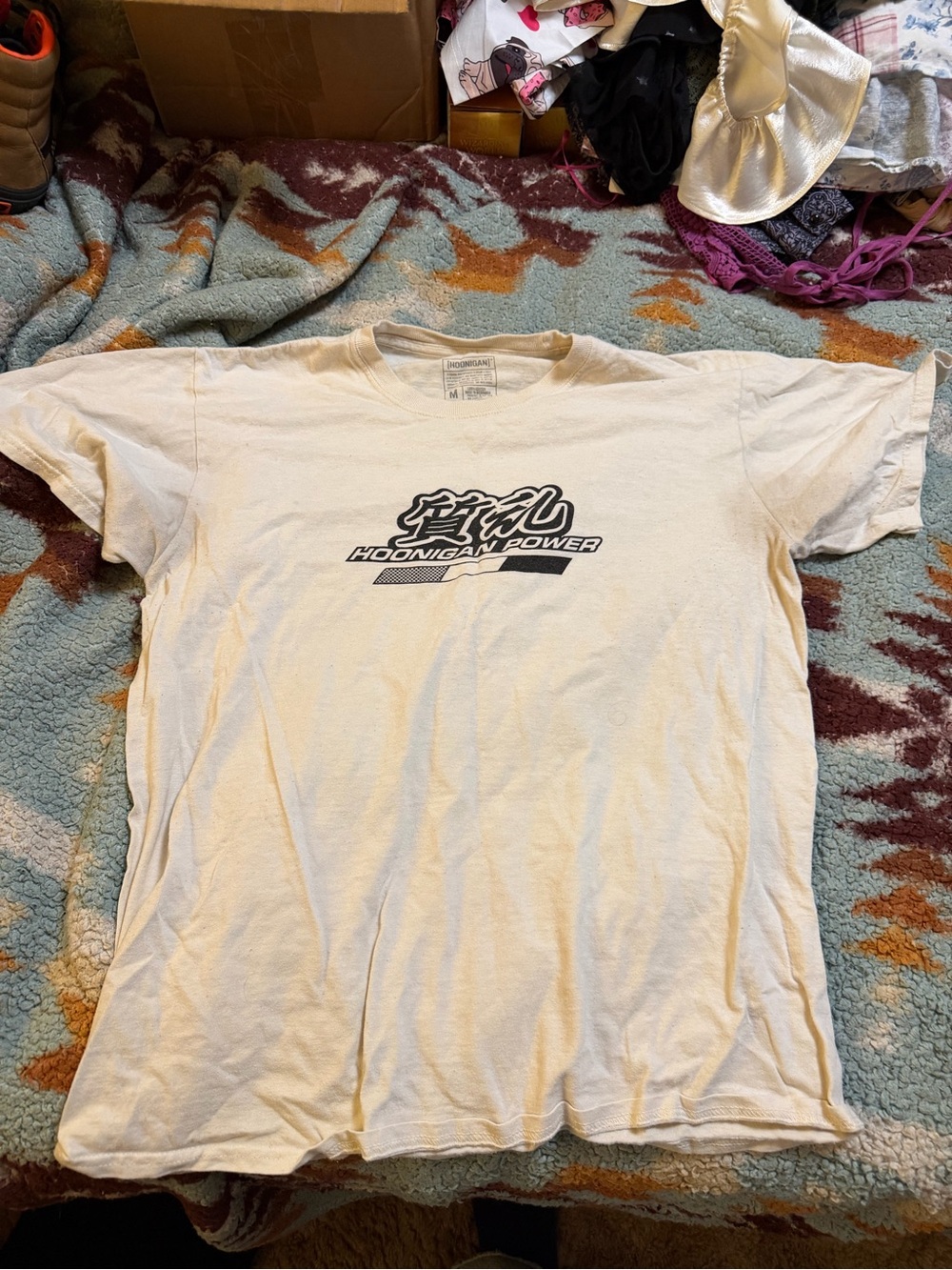Hoonigan Power White Short Sleeve Graphic Tee
